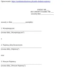Jak poprawnie napisać aneks do umowy najmu: wzór PDF + praktyczne porady
