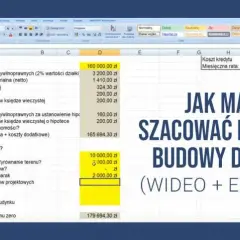 Harmonogram budowy domu Excel - gotowy szablon do pobrania