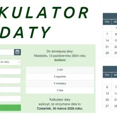 Ile to miesięcy między datami? Prosty kalkulator online bez rejestracji