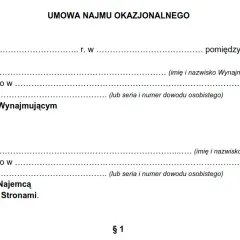 Kompletny wzór umowy najmu okazjonalnego: wszystko co musisz wiedzieć