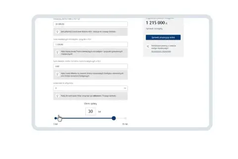 Kalkulator kredytowy PKO Banku Polskiego SA - sprawdź warunki online!