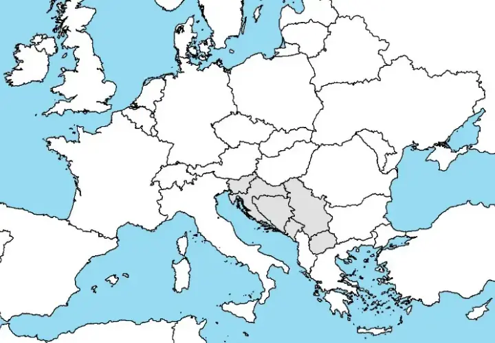 Jakie kraje powstały po rozpadzie Jugosławii? Mapa polityczna