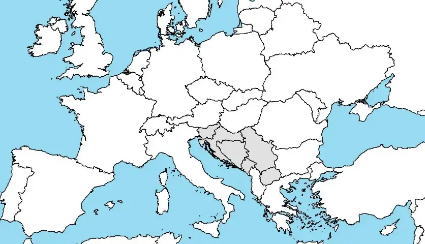 Jakie kraje powstały po rozpadzie Jugosławii? Mapa polityczna