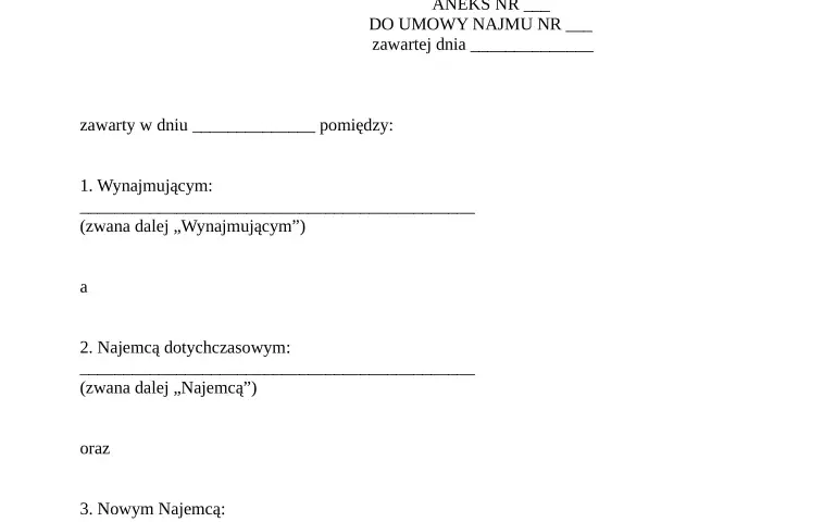 Jak poprawnie napisać aneks do umowy najmu: wzór PDF + praktyczne porady
