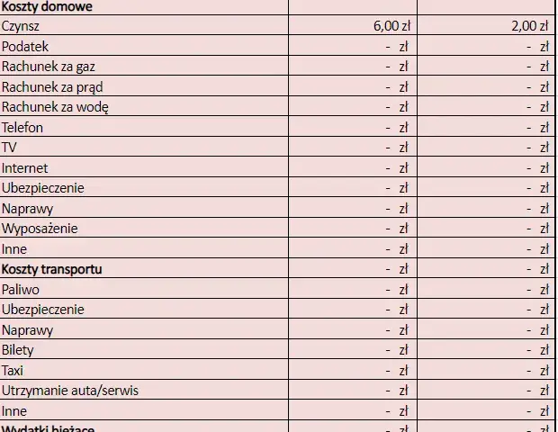 Skuteczny szablon budżetu domowego - pobierz i zaplanuj finanse